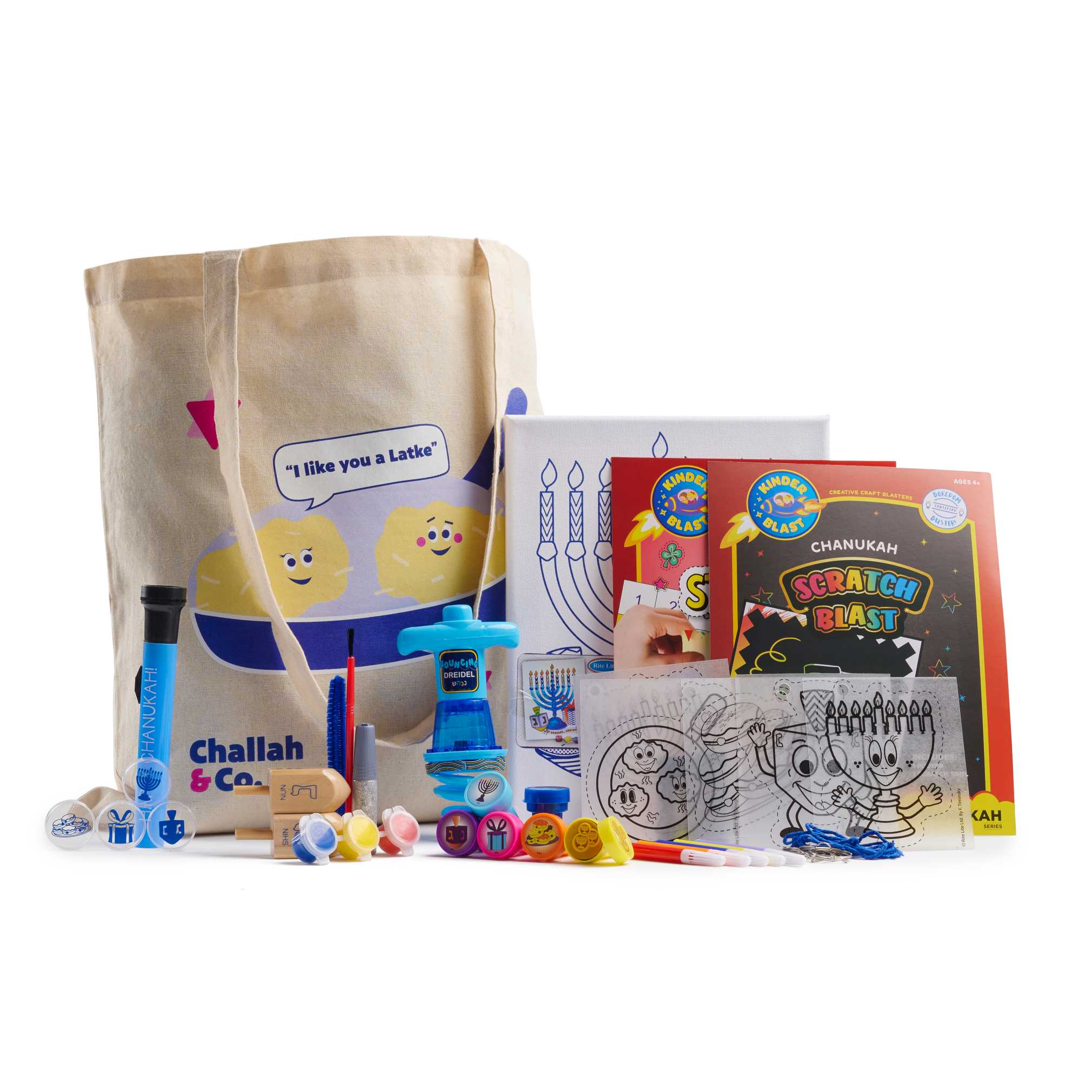 I Like You A Latke Activity Tote -Perfect For Hanukkah
